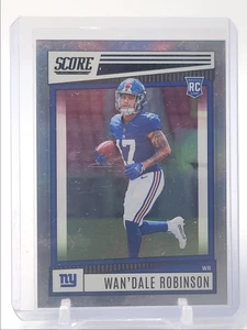 WAN'DALE ROBINSON 2022 CHRONICLES SCORE FOOTBALL BASE GIANTS RC Q4854 - Picture 1 of 2