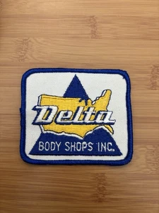 Vintage Delta Body Shop Inc USA Uniform Mütze Aufnäher Auto PKW LKW SUV Original NJ - Bild 1 von 3