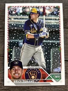 2023 Topps Holiday - Brice Turang #H52 (RC) - Picture 1 of 2