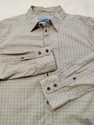 Adidas Originals A039 Cotton Button Up Long Sleeve Shirt Street Wear Nerds Rule - Image 1 of 4