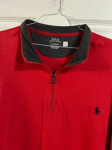POLO RALPH LAUREN MENS LONG SLEEVE 1/4 ZIP FLEECE PULLOVER 3X - Picture 1 of 2
