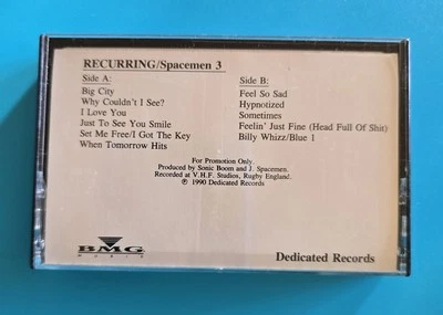 Spacemen 3 - Recurring 1991 Advance Promo Cassette VG Condition - Image 1 of 4
