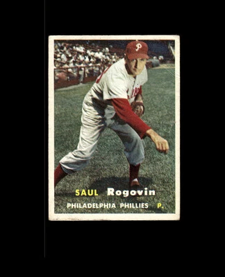 1957 Topps 129 Saul Rogovin POOR #D1,396137 - Image 1 of 2