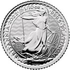 2022 £10 Great Britain 1/10 oz .9995 Fine Platinum Britannia Coin BU - In Stock