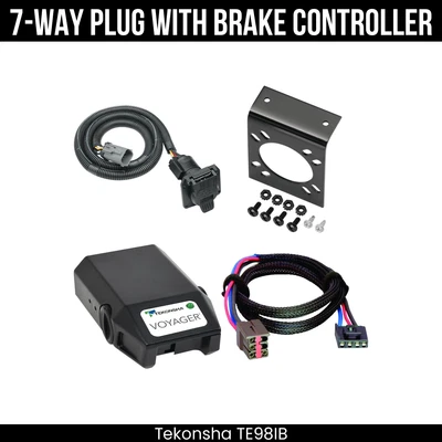 Control de freno de cableado de 7 vías Tekonha para 99-04 Ford F-250 350 450 550 Super Duty Foto 1 de 4