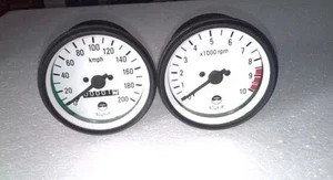 For YAMAHA RD250 RD 350 RD400 SPEEDOMETER TACHOMETER SET -RPM METER CLUSTER @24 - Picture 1 of 5