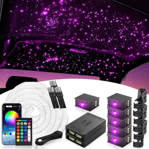 Kit de luces estrella techo coche 150-1200 piezas luces techo estrellado fibra óptica - Imagen 1 de 20