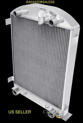 CHAMPION 3 ROW ALL ALUMINUM RADIATOR 1930 1931 FORD MODEL A FLATHEAD ENGINE - Image 1 of 3