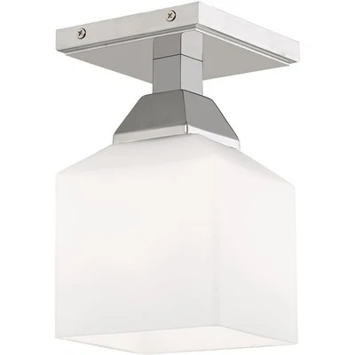 Livex Lighting 10280-05 Aragon Semi-Flush Mount Polished Chrome - Image 1 of 4