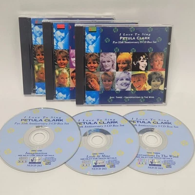 Petula Clark I Love To Sing Pye 35th Anniversary 3-CD Box Set 1995 Pop VG+.... - Image 1 of 3