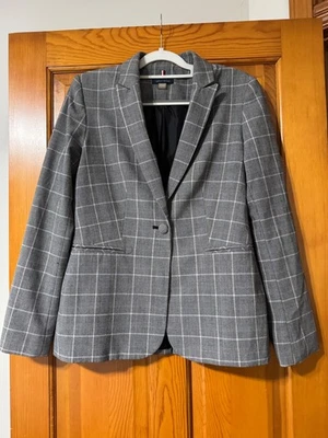 Blazer Tommy Hilfiger para mujer a cuadros talla 6 Foto 1 de 4