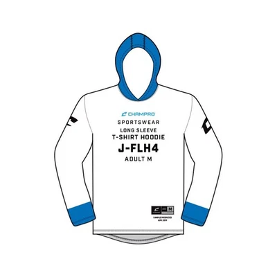 Champro Youth SJ-FLH4KIT SIZE KIT Juice Long Sleeve T-Shirt Hoodie - Image 1 of 2