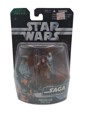 Hasbro Star Wars Saga #001 Colección Princesa Leia Boushh Disfraz Figura Nuevo Foto 1 de 3