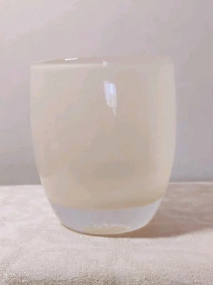Glassybaby Kindness 白茶灯 Votive 蜡烛架 Pre Triskelion — 第 1/4 张图片