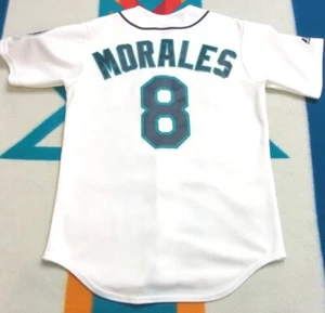 Kendrys Morales Seattle Mariners Stitched Jersey Made In USA Majestic Vintage XL - Picture 1 of 7