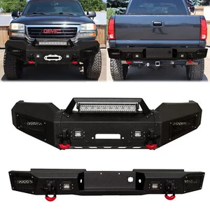 Front/Rear Bumper Fits 2003-2006 GMC Sierra 2500HD/3500 w/Winch Plate and Lights - Picture 1 of 11