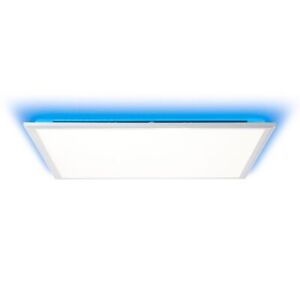 BRILLIANT Lampe Alissa LED Deckenaufbau-Paneel 60x60cm silber/weiß | 1x 42W LED 