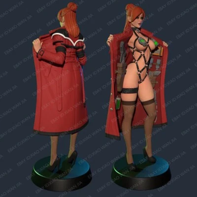 1/24 Resin Figure Merchant Sfwish Gril Model Kit Unpainted Unassembled - Image 1 of 3