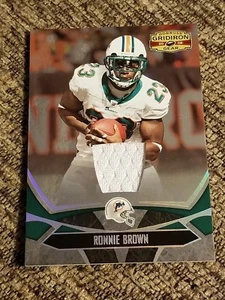 Ronnie Brown 2008 Donruss Gridiron Game Used Jersey #53 034/250 - Picture 1 of 2