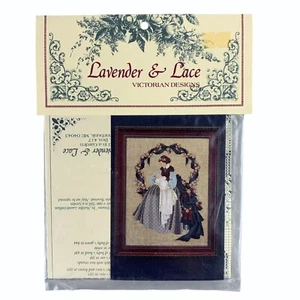 Lavender and Lace Sweet Dreams Cross Stitch Pattern Chart Mother and Baby Sealed - Picture 1 of 5