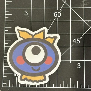 One Eyed Blue Monster Matte - Vinyl Decal Sticker Bomb Skateboard Hip Cool Wild - Picture 1 of 5