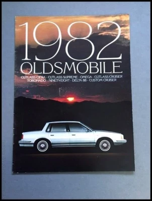 1982 Oldsmobile Car Sales Brochure Catalog - Cutlass Supreme Toronado Delta 88 Foto 1 de 4