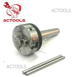 MT2 Self Centering Chuck 3 Jaw 65mm  With Shank Arbor High Quality Free Shipping - Picture 1 of 14