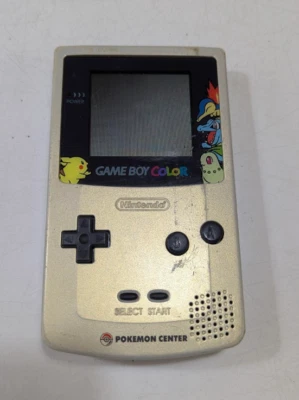 Nintendo Gameboy Color Oro y Plata Edición Pokemon Center Limitada De Japón Foto 1 de 2
