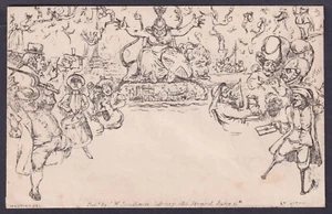 1840 Southgate No 3 Peg Leg Sailor Envelope ORIGINAL Fine unbenutzt - Bild 1 von 2