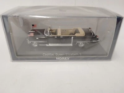 Norev Cadillac Queen Elizabeth II black 1956 1/43 910029 - Immagine 1 di 2