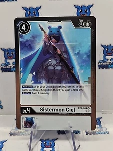 Digimon Card Game Sistermon Ciel BT6-084 R NM - Bild 1 von 2