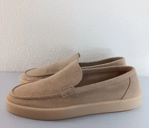 Steve Madden MEN'S Beige Suede Slip on Nude Shoes Sz 8 - Picture 1 of 12