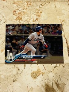 ALEX VERDUGO RC 2018 TOPPS CHROME #167