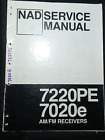Nad 7020E 7220Pe Receiver Service Manual Original
