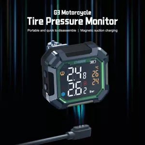 Monitor de presión de neumáticos de motocicleta CHIGEE G3 detector inalámbrico de presión de neumáticos - Imagen 1 de 25