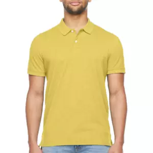 Camisa polo St. John's Bay elástica elástica de oro amarillo manga corta talla S - Imagen 1 de 2