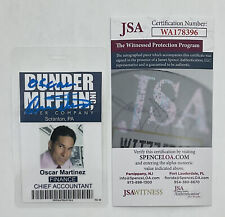 Oscar Nunez Signed The Office Dunder Mifflin ID Card AUTO Autographed JSA COA