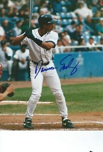 MLB Baseball Damion Easley Tigers Angels autographed signed 8x10 photo w/COA