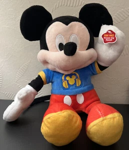 Just Play Disney Junior Singing Fun Mickey Mouse 12” Toy Plush Tested Working - Picture 1 of 6