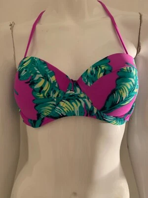 NUEVO Bongo Mujer Primavera Verano Traje De Baño Bikini Top Morado Verde Blanco Negro 4 Foto 1 de 4