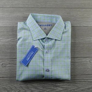 NUEVA Camisa Twillory Performance Abotonada Para Hombre 17.5 36-37 Multicolor Ajuste A Medida - Imagen 1 de 10