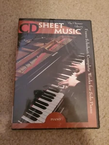CD Sheet Music Franz Schubert Complete Works For Piano Subito Pub PC And Mac - Photo 1/2