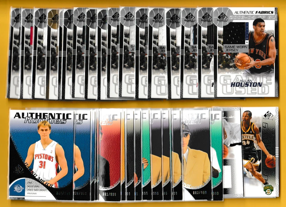 2003-04 SP Game Used Edition w/ RC /999 Jersey - Pick One - Fill Your Set  - Image 1 of 1