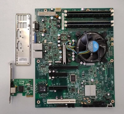 Scheda Madre MB Intel S3420GP + CPU Xeon X3430 + 24GB RAM + NIC Gigabit PCI-X - Immagine 1 di 4