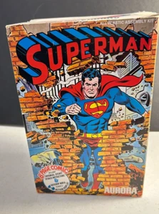 1974 Aurora Superman Comic Scenes Model Kit # 185 Vintage - Picture 1 of 9