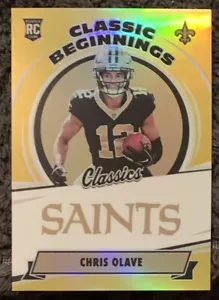 Clásicos Chris Olave Saints 2022 novato oro #20/99 comienzos clásicos - Imagen 1 de 2