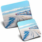 Mouse Mat & Coaster Set - Train Turkey Snow Travel  #2225