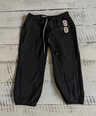 Mossimo Supply Co. Pantalones de chándal capri universitarios atléticos negros talla XS de colección Y2K Foto 1 de 4