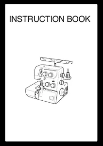 Janome 8002d Instruction Manual: 42 Pages Coil Bound - Picture 1 of 2