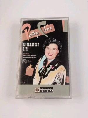 Patsy Cline - 12 Greatest Hits (Cassette) 1988 TESTED - Image 1 of 4